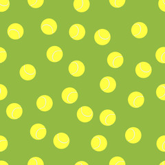 Background of tennis balls