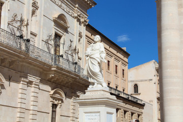 Piazza Duomo - Syracuse (Ortygie) / Sicile - Italie