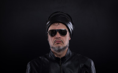 Obraz premium portrait of a biker