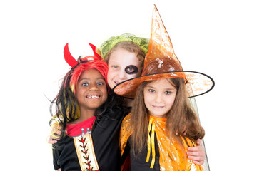 Kids in Halloween