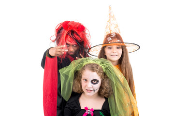 Kids in Halloween