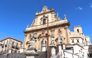 Fototapeta na wymiar Modica - Sicile / Italie - Duomo di San Pietro