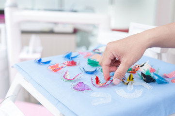 Dental brace or teeth retainer