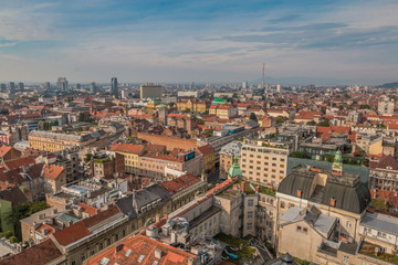 Naklejka na ściany i meble City of Zagreb Croatia
