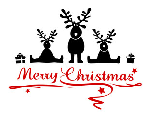 Weihnachten Elche