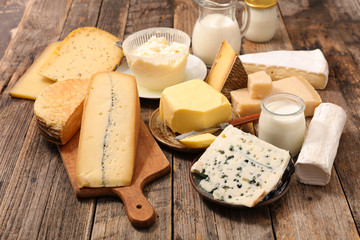 selection of dairy product