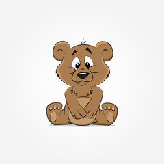 Cute cartoon bear