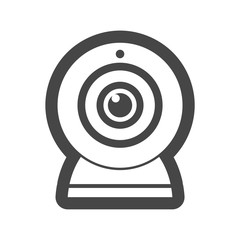 Webcam sign icon