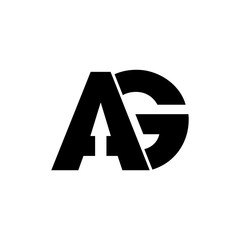 Initial logo design ag