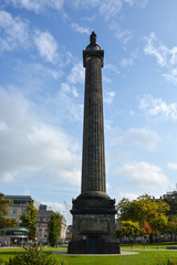 Fototapeta premium EDINBURGH, SCOTLAND - September 27, 2017: Melville Monument at St. Andrew's Square
