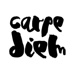 Carpe Diem - handdrawn lettering