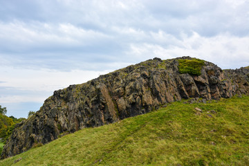 Hollyrood park and Arthur's Seat near Edinburgh, Scotland