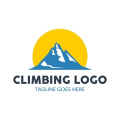 Climbing Illustration Logo