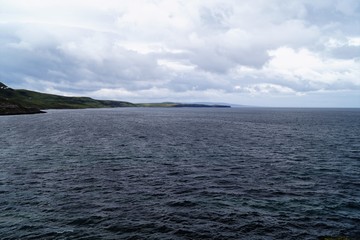 Landscape views of the Isle of Skye in Scotland, UK