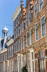 Facades of old houses in Haarlem