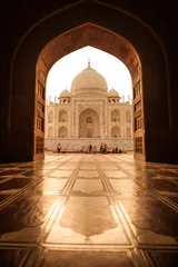 Crédence de cuisine en verre imprimé Maroc Taj Mahal