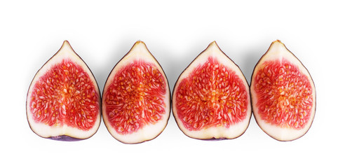 Fig isolated on white background.