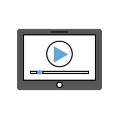 media player interface for websites or applications for tablet