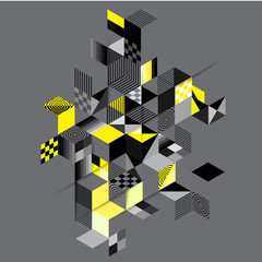 Abstract geometric vector background