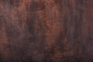 Brown rusty texture of the wall for background