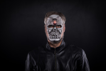 man in a terrible mask, the concept of halloween