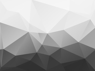 abstract black and white polygonal pattern