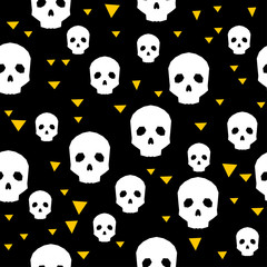 Happy halloween seamless pattern background.