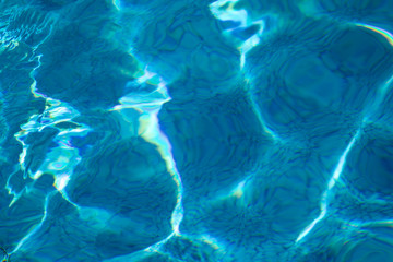 Swimming pool water abstract