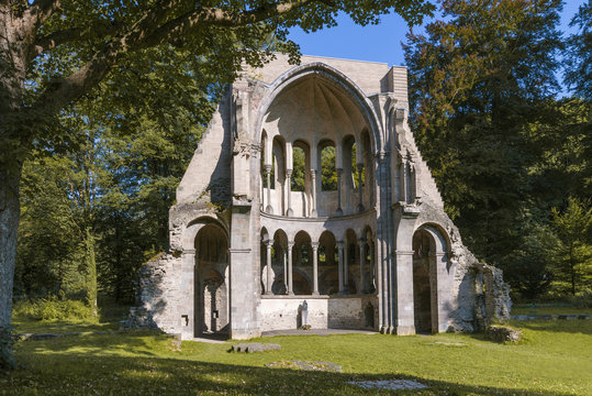 Deutschland, Kloster Heisterbach;  Die berühmte Chorruine