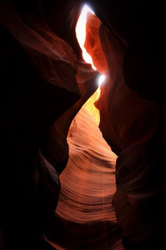 The dream landscape of magnificent Upper Antelope Canyon near Page (Arizona, USA)