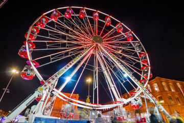 Lodz eye in Manufaktura in Poland at Light Move Festival