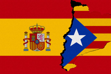 Fototapeta premium Catalonia independence referendum