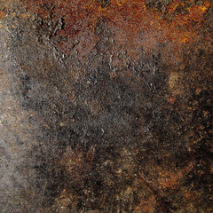 Texture of old dirty rusty metal