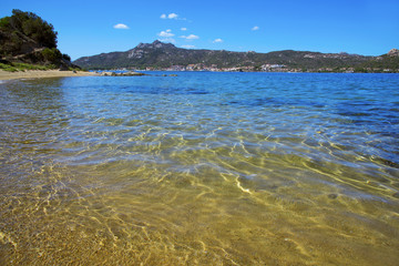 Cala Ginepro beach in Sardinia, Italy