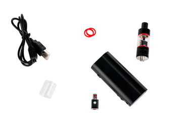 disassembled wavefish on a white isolated background