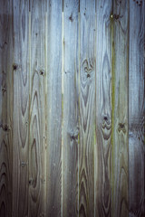 Texture background of old wooden boards in a row of gray in vintage style