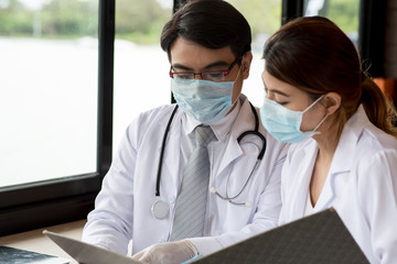 scientist working at the laboratory