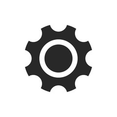 Gear icon. Vector illustration