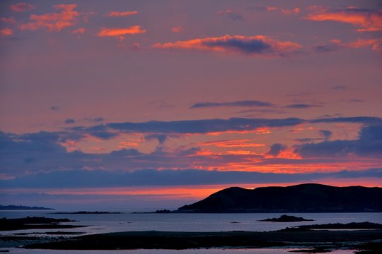 Coucher de soleil sur la Bretagne