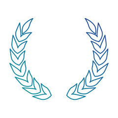 wreath leafs crown icon