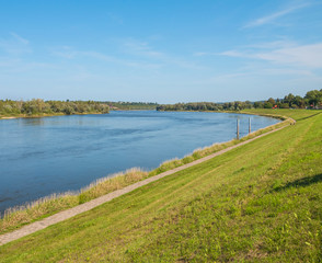 Fototapeta na wymiar View of the Vistula riverside near Kazimierz Dolny