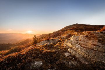 Automne dans les montagnes des Vosges Alsace