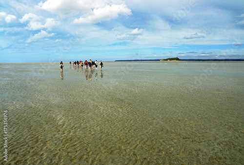 Promenade en baie du Mont-saint-Michel