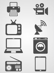 Technology icon set