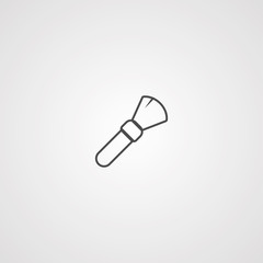 Make up brush icon