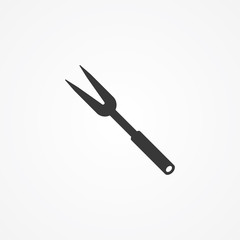 Barbecue fork icon