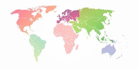 Fototapeta na wymiar Earth Map