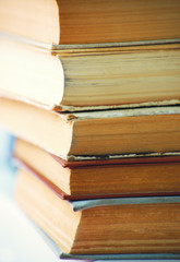 Book stacking.