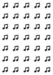 fondo de notas musicales