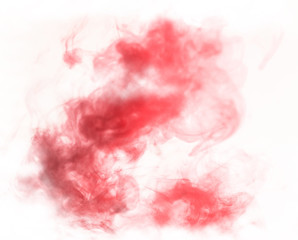 colorful smoke on white background